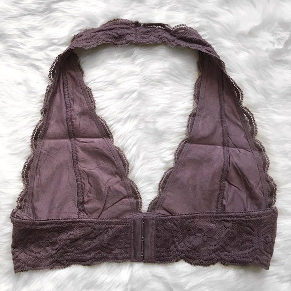 >>LAST<< Sasha Halter Bralette - Plum (PLUS) - Picture 3 of 4